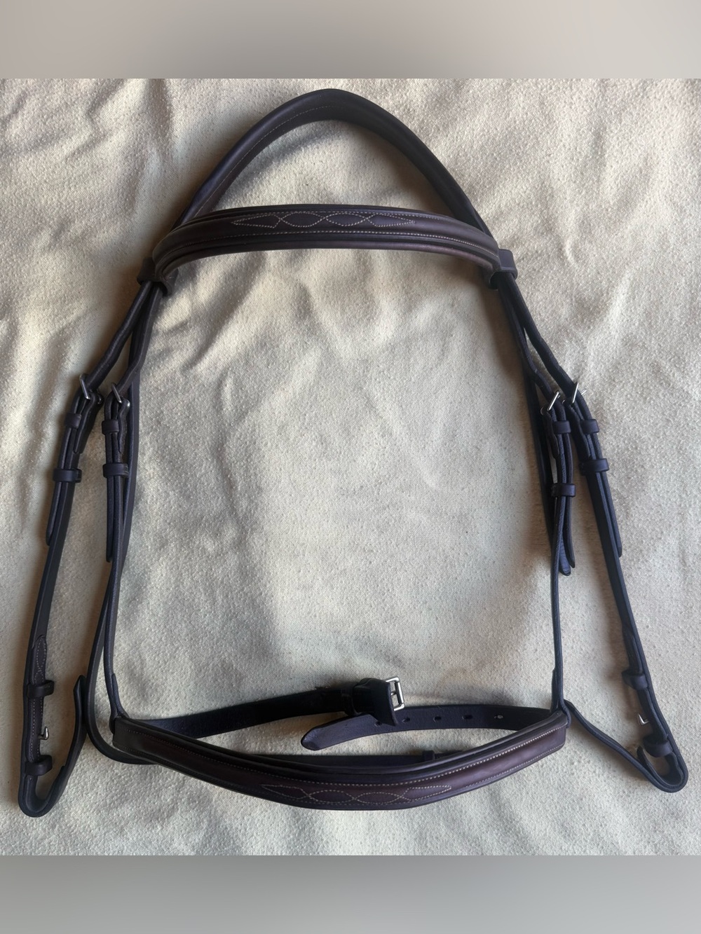 AdT fancy stitch full sized bridle